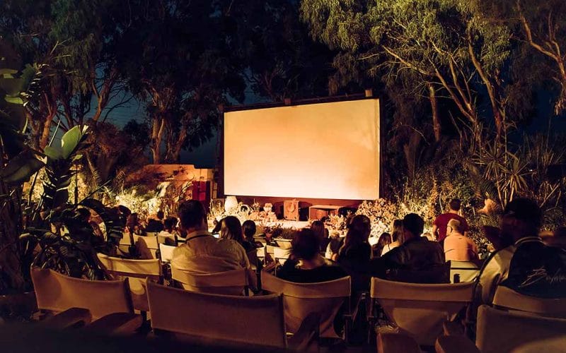 Italian movie night in Sicily