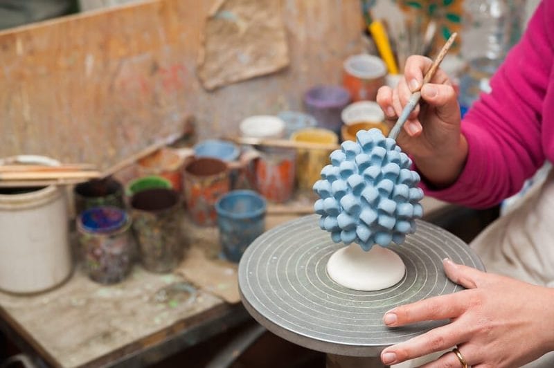 Sicilian ceramics workshop